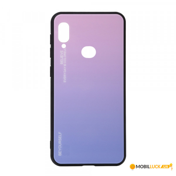  Gradient Glass BeCover Samsung Galaxy A10s 2019 SM-A107 Pink-Purple (704425)