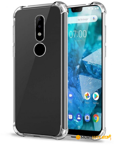  Anti-Shock BeCover  Nokia 5.1 Plus/X5 2018 Clear (704472)