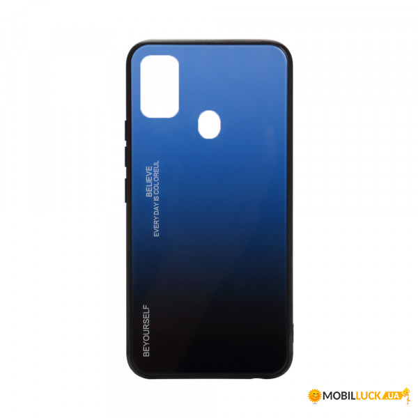  Gradient Glass BeCover Samsung Galaxy M30s 2019 SM-M307 Blue-Black (704566)