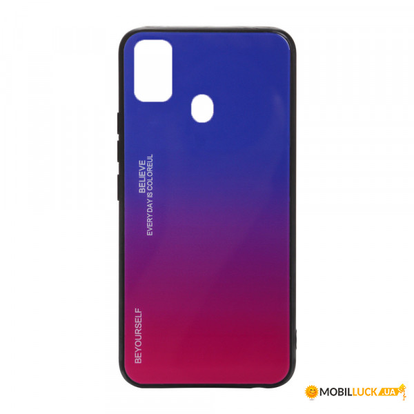  Gradient Glass BeCover Samsung Galaxy M30s 2019 SM-M307 Blue-Red (704567)