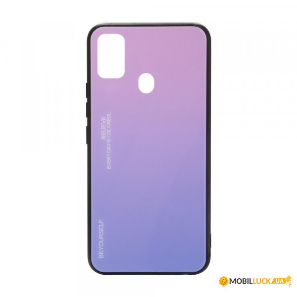  Gradient Glass BeCover Samsung Galaxy M30s 2019 SM-M307 Pink-Purple (704569)