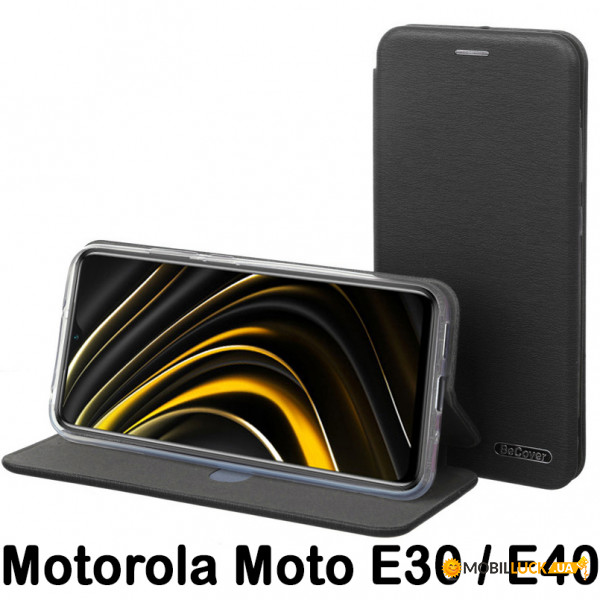 - BeCover Exclusive  Motorola Moto E30 / E40 Black (707905)