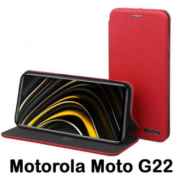 - BeCover Exclusive  Motorola Moto G22 Burgundy Red (707909)