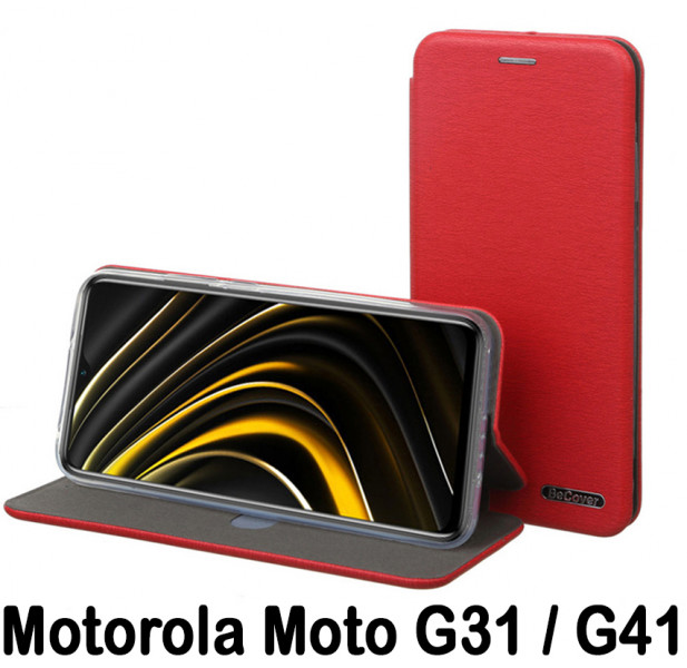 - BeCover Exclusive  Motorola Moto G31 / G41 Burgundy Red (707912)