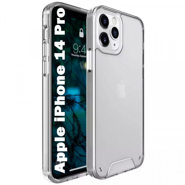 - BeCover Space Case  Apple iPhone 14 Pro Transparancy (708583)