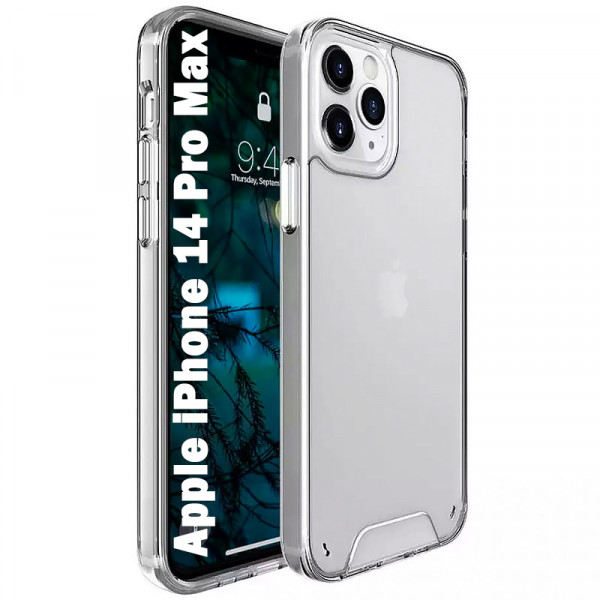 - BeCover Space Case  Apple iPhone 14 Pro Max Transparancy (708584)