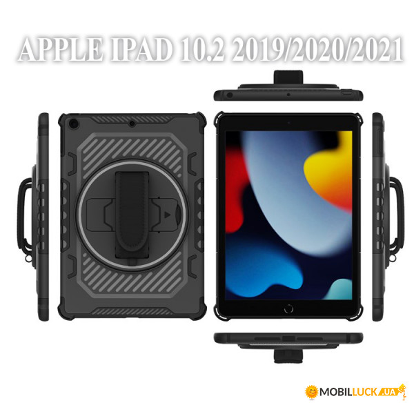   - Mecha Becover Apple iPad 10.2 2019/2020/2021 Black (709933)