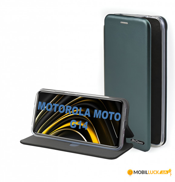 - BeCover Exclusive Motorola Moto G14 Dark Green (710236)