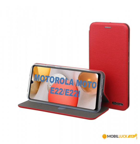 - BeCover Exclusive Motorola Moto E22/E22i Burgundy Red (710241)