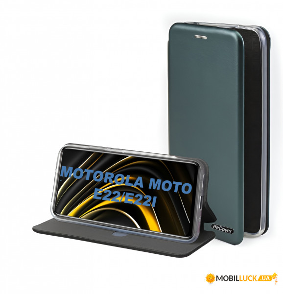 - BeCover Exclusive Motorola Moto E22/E22i Dark Green (710242)