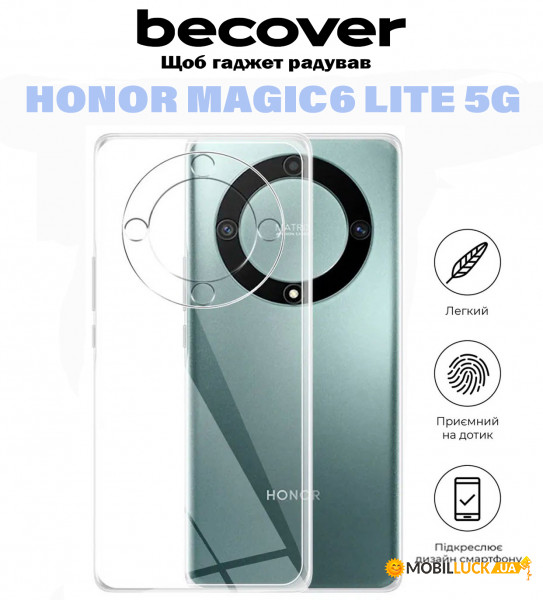   BeCover Honor Magic6 Lite 5G Transparancy (710871)