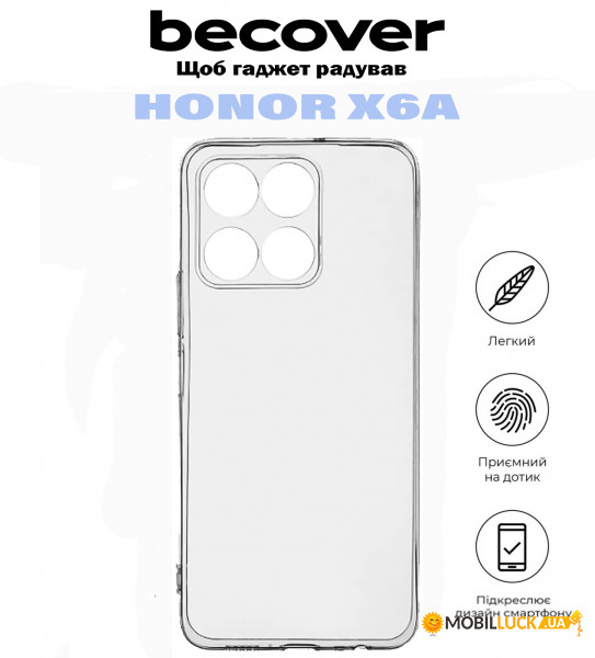   BeCover Honor X6a Transparancy (710877)