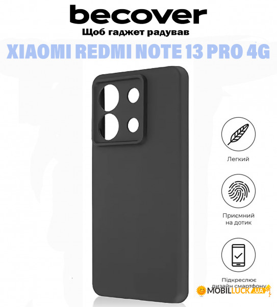   BeCover Xiaomi Redmi Note 13 Pro 4G Black (710913)