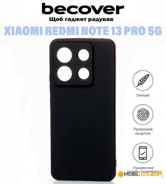   BeCover Xiaomi Redmi Note 13 Pro 5G Black (710915)