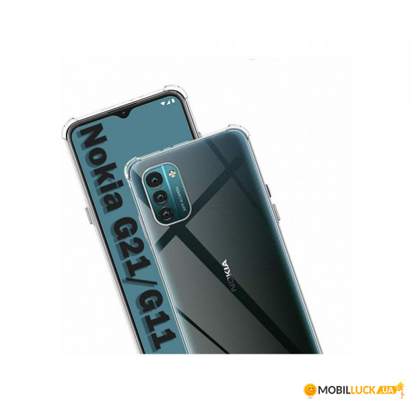     BeCover Anti-Shock Nokia G21 / G11 Clear (707570)