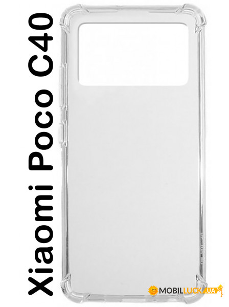  BeCover Anti-Shock Xiaomi Poco C40 Clear (707890)