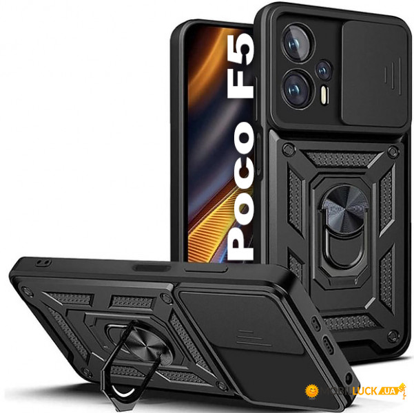  Military BeCover Poco F5 Black (709996)