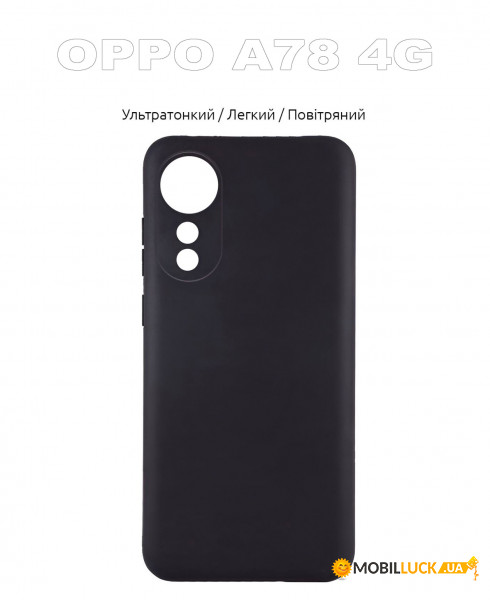   BeCover Oppo A78 4G Black (710106)