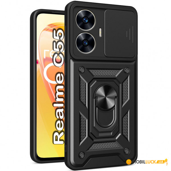  Military BeCover Realme C55 Black (709173)