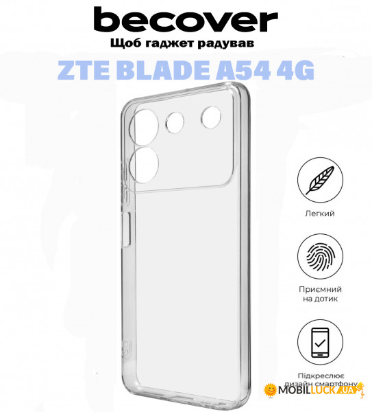   BeCover ZTE Blade A54 4G Transparancy (710925)