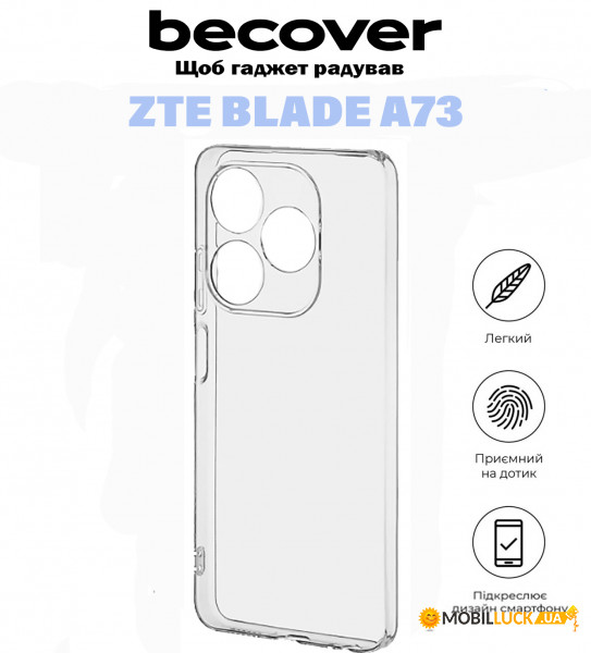   BeCover ZTE Blade A73 Transparancy (710926)