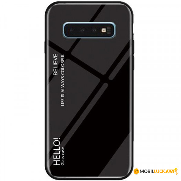  TPU/Glass Epik Gradient HELLO Samsung Galaxy S10 