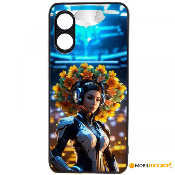 TPU+PC  Epik Prisma Ladies Oppo A38 / A18 Cyberpunk