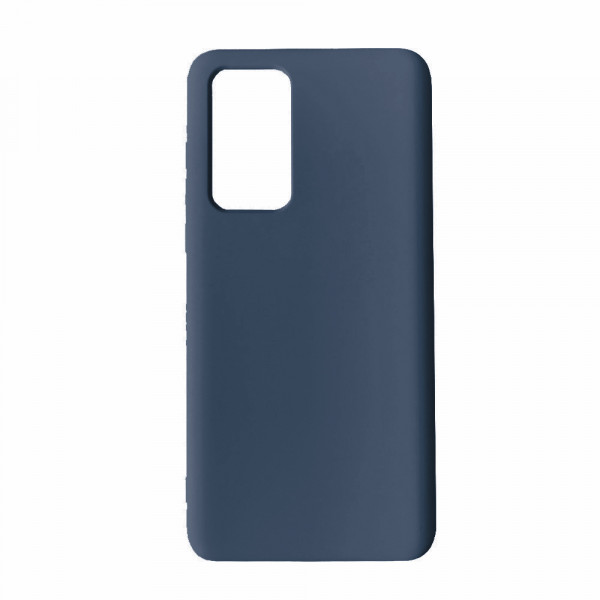  Grand Full Silicone Cover Huawei P40 navy blue