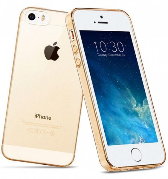 - HOCO TPU case Light series iPhone 5/5s/SE Gold