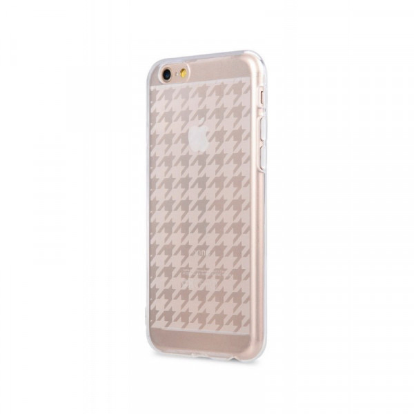 - Melkco Nation TPU Houndstooth Check  iPhone 6/6S Transparent