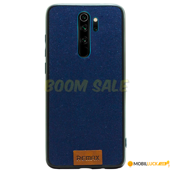  Remax Textile TPU Series Xiaomi Redmi Note 8 Pro Dark Blue