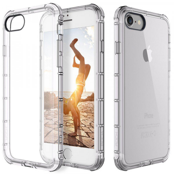 - Rock TPU Case Fence series iPhone 7 Transparent