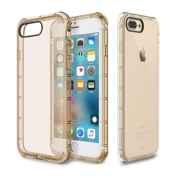 - Rock TPU Case Fence series iPhone 7 Plus Transparent/Gold