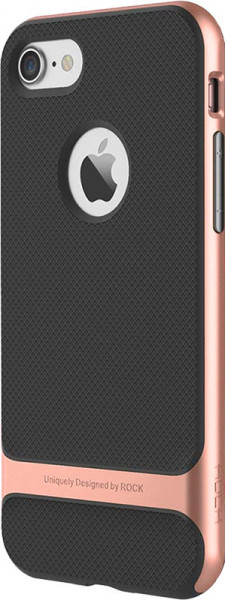 - Rock TPU+PC Case Royce with stand series iPhone 7 Rose Gold #I/S