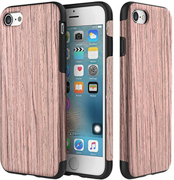 - Rock Wood+TPU Origin Series (Grained) Case Apple iPhone 7 Plus Sandalwood