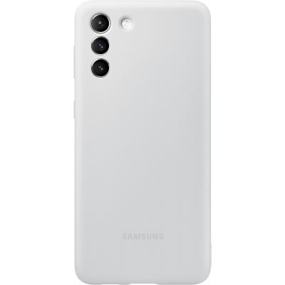  Samsung Silicone Cover Galaxy S21+ (G996) Light Gray (EF-PG996TJEGRU)