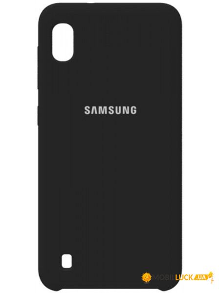 - Samsung Silicone Case Galaxy A10 Black