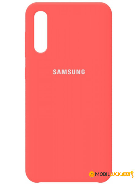 - Samsung Silicone Case Galaxy A50 Peach Pink