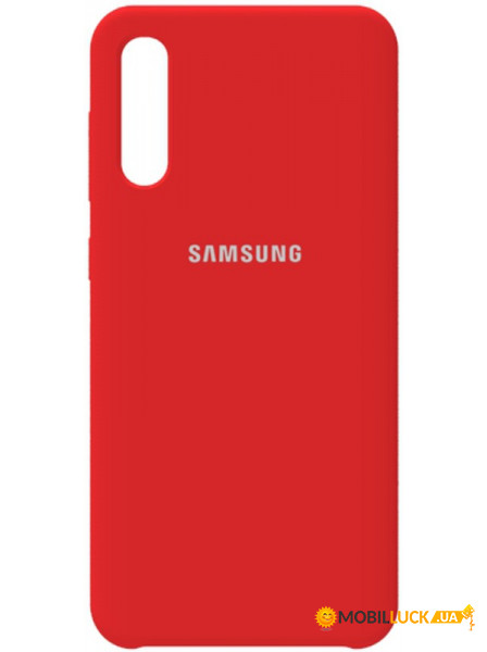 - Samsung Silicone Case Galaxy A50 Rose Red