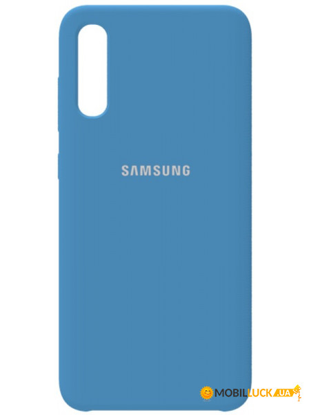 - Samsung Silicone Case Galaxy A70 Navy Blue