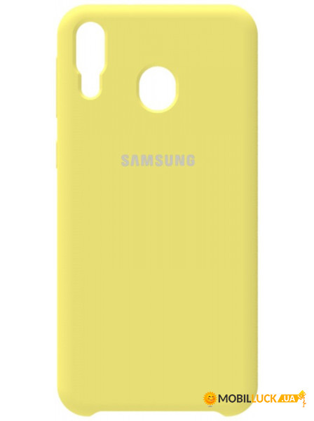 - Samsung Silicone Case Galaxy M20 Lemon Yellow