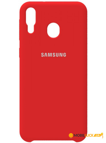 - Samsung Silicone Case Galaxy M20 Rose Red