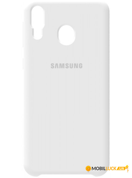 - Samsung Silicone Case Galaxy M20 White