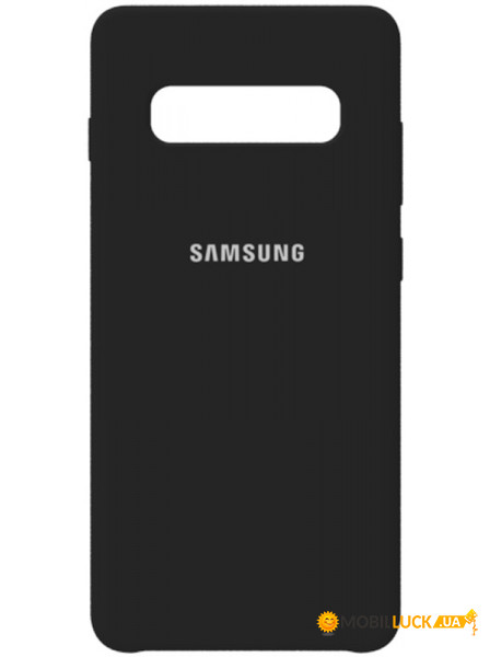 - Samsung Silicone Case Galaxy S10+ Black