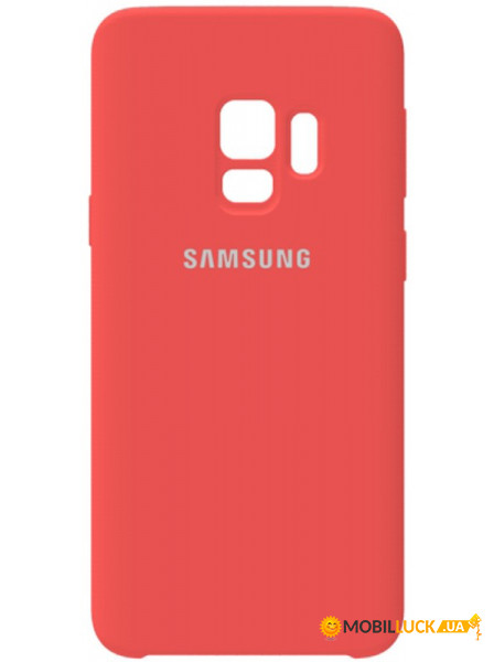 - Samsung Silicone Case Galaxy S9 Peach Pink