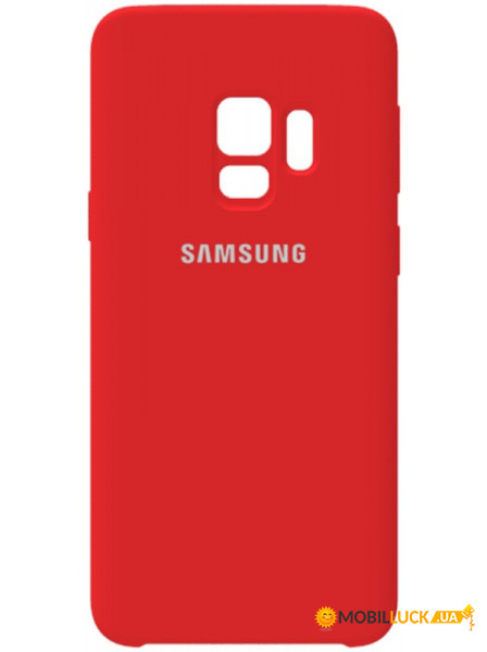 - Samsung Silicone Case Galaxy S9 Rose Red