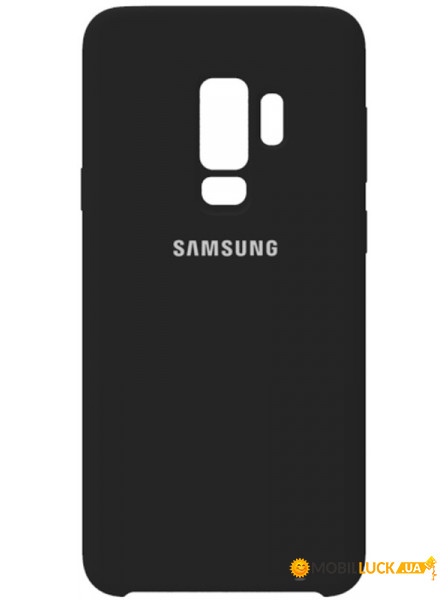 - Samsung Silicone Case Galaxy S9+ Black