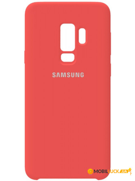 - Samsung Silicone Case Galaxy S9+ Peach Pink