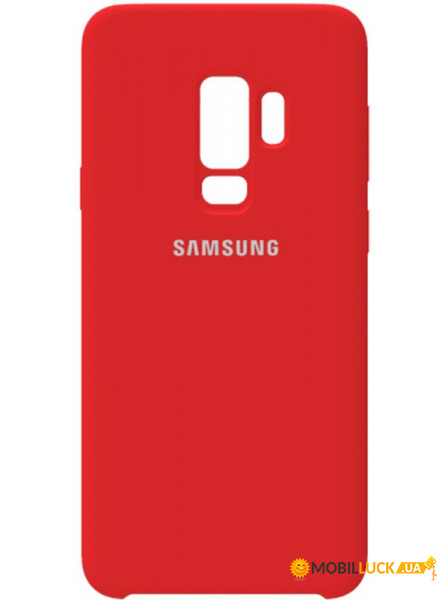 - Samsung Silicone Case Galaxy S9+ Rose Red