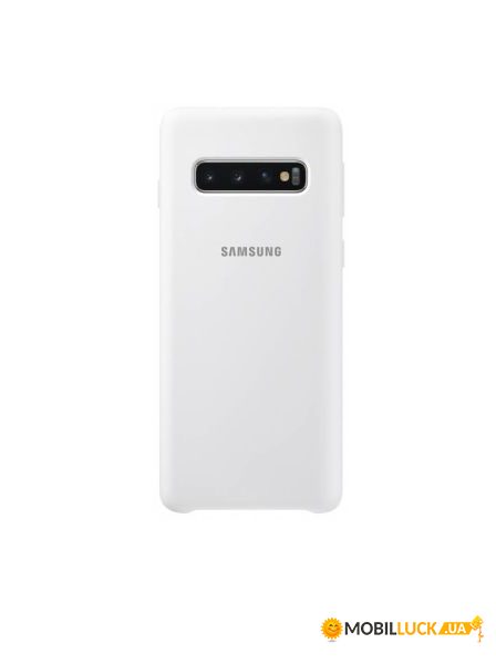  Samsung Silicone Cover Samsung S10 Plus White 